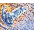 Набор алмазной мозаики Полярная сова 48*38см М.П.Студия Цветной