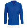 Футболка поло длинный рукав 09 - Синий 50-176