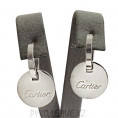 Серьги Круг Cartier 2 - Серебро