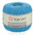 Пряжа Violet YarnArt 0008 - Бирюзово-голубой