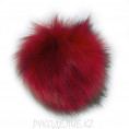 Помпоны Furry Pompons d=11см YarnArt 57 - Красный