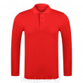 Футболка поло длинный рукав 64 - Алый 48-170