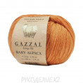 Пряжа Baby Alpaca Gazzal 46008 - Оранжевый