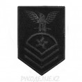 Шеврон клеевой Военный 3*4,5см 1 - Черный