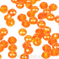 Бусины стекло граненое 4мм 23 - Оранжевый