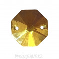 Стразы пришивные Восьмиугольник 12мм 111 - Желтый