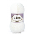 Пряжа Calico Simli Nako 00208 - Белый