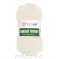 Пряжа Mohair Trendy YarnArt 101 - Белый