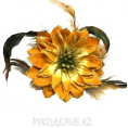 Брошь Цветок Хризантема d-100мм 14 - Темно-желтый