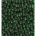 Бисер жемчужный прозрачный 10/0 Preciosa 56060 - Зелёный