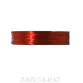 Резинка для бисера плоская DS d=1мм 18м Гамма 09 - Красный
