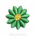 Термоаппликация Ромашка 2*2см 25 - Зелёный
