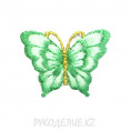 Термоаппликация Бабочка 3*2,5см 33 - Светло-зеленый