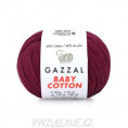 Пряжа Baby Cotton Gazzal 3442 - Вишня
