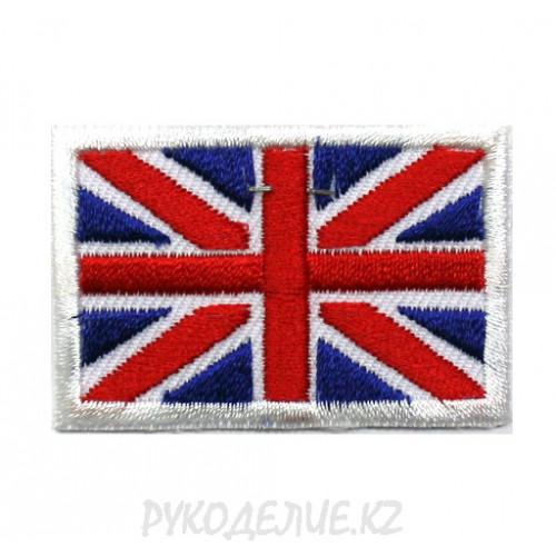 Шеврон клеевой Флаг Великобритании 4,5*3см