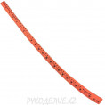 Лекало пластик 1-стороннее сабля (Т018) (дуга) Оранжевый