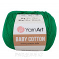 Пряжа Baby Cotton YarnArt 442 - Зеленый