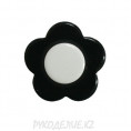 Пуговица цветочек CX0309 28L, 06 - Черный 