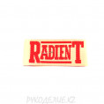 Лейбл пришивной Radient 4,5*2см Кремово-красный