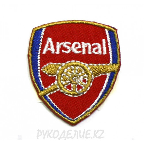 Шеврон клеевой "Arsenal" 3,2*3,6см