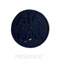 Шеврон клеевой Big Boss d-3,5см 6 - Синий