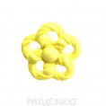 Пуговица цветочек LFK-24 22L, 14 - Желтый