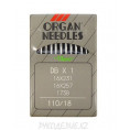 Иглы для промышленных швейных машин 97кл DB-1 N110 Organ needles №110, Темно-серый