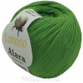 Пряжа Alara Lanoso 920 - Ярко-зеленый