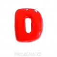 Пуговица алфавит 5D - Красный