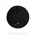 Шеврон клеевой Big Boss d-3,5см 5 - Черный