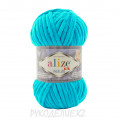 Пряжа Velluto Alize 16 - Бирюзово-голубой