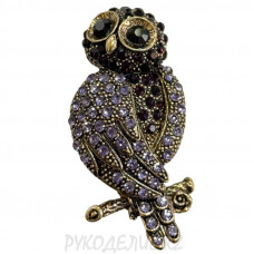 Брошь Сова 25*53мм