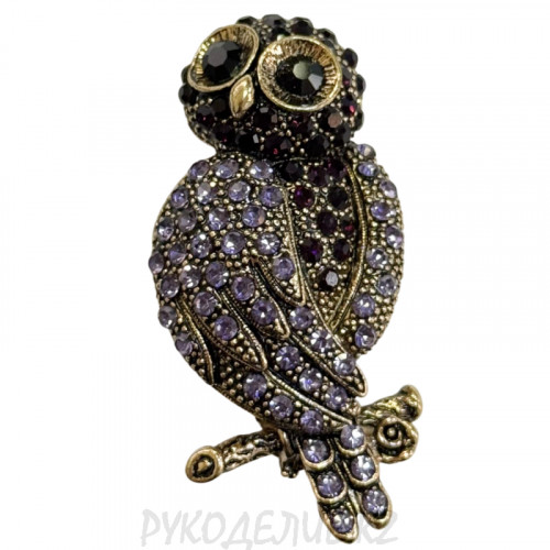 Брошь Сова 25*53мм