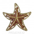 Брошь Морская звезда 50*50мм 16 - Розовый