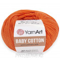 Пряжа Baby Cotton YarnArt 421 - Апельсин