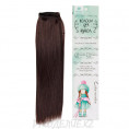 Волосы - тресс для кукол "Прямые" длина волос 25см, ширина 100см 6А - Шатен, 2294906