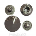 Кнопка металл нержавеющий сплав "Micron" JK 001 d-15мм 15мм, 06 - Черный никель