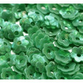 Пайетки цветочки 9мм 45 - Зелёный АВ