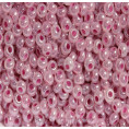 Бисер жемчужный отверстие окрашенное 10/0 Preciosa 37325 - Сиренево-розовый
