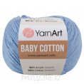 Пряжа Baby Cotton YarnArt 448 - Голубой