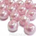Бусины жемчуг пластиковые 10мм (10гр) 48 - Сиренево-розовый