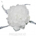 Брошь Цветок пион d-120мм 1 - Белый