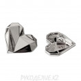 Пуговица металлическая на ножке ME 713 24L, 02 - Nickel
