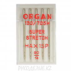 Иглы для бытовых швейных машин супер стрейч 5435090 №90 (5шт) ORGAN