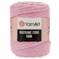Пряжа Macrame Сord 5мм YarnArt 762 - Розовый