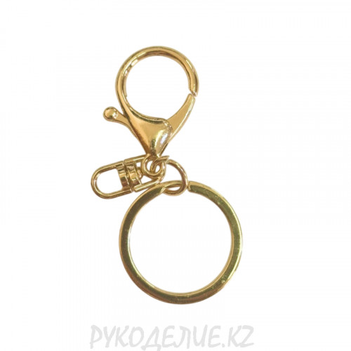 Карабин с кольцом металлический 9205 Angelica Fashion