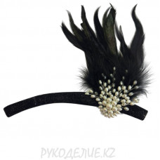 Повязка Гэтсби с жемчугом