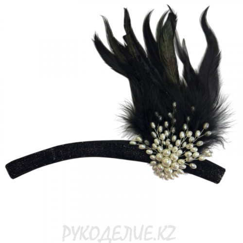 Повязка Гэтсби с жемчугом Повязка Гэтсби с жемчугом