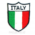 Шеврон клеевой Italy 3,7*5см Зелено-бело-красный