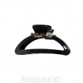 Заколка краб Полукруг 88*43мм 04 - Черный